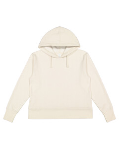 Women's Vintage Wash Fleece Hoodie Natural L.A.T. Apparel 3536 Natural
