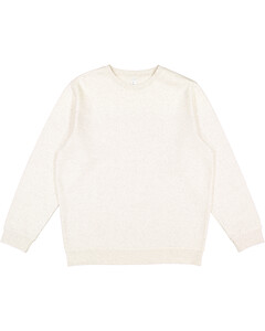 Unisex Eleveated Fleece Crewneck Sweatshirt Natural L.A.T. Apparel 6925 Natural