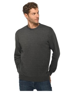 Unisex Premium Crewneck Sweatshirt Gray Lane Seven LS14004 Gray