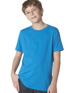Boys' Premium Short-Sleeve T-Shirt Blue-Green Next Level Apparel 3310 Blue-Green