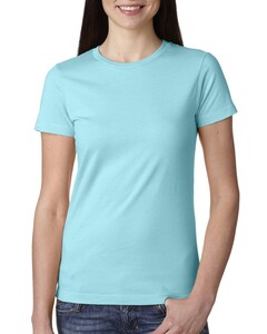 Women's Boyfriend T-Shirt Blue-Green Next Level Apparel 3900 Blue-Green