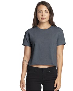 Women's Festival Cali Crop T-Shirt Blue Next Level Apparel 5080 Blue