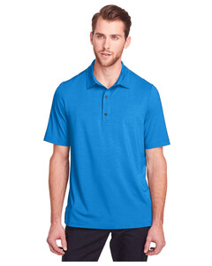 Men's Jaq Snap-Up Stretch Performance Polo Shirt Blue North End NE100 Blue