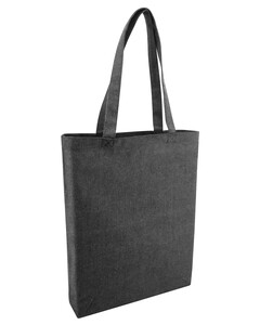 Midweight Recycled Cotton Gusseted Tote Gray OAD OAD106R Gray