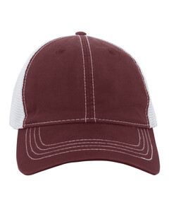 Vintage Snapback Trucker Cap Maroon Pacific Headwear V67 Maroon