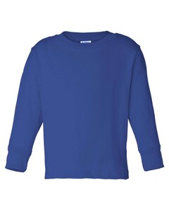 Toddler Long-Sleeve T-Shirt Blue Rabbit Skins 3311 Blue