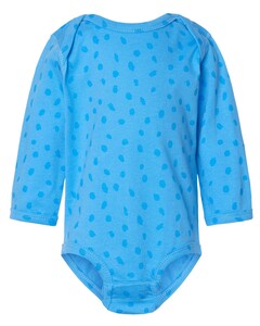 Infant Long Sleeve Jersey Bodysuit Blue Rabbit Skins 4421RS Blue