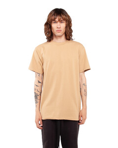 Adult Active Short-Sleeve Crewneck T-Shirt Brown Shaka Wear SHASS Brown