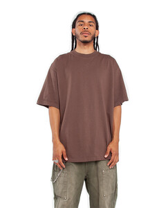 Garment-Dyed Crewneck T-Shirt Brown Shaka Wear SHGD Brown