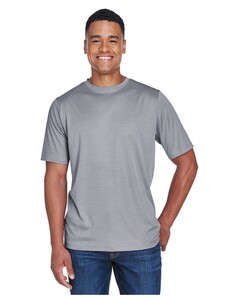 Men's Sonic Heather Performance T-Shirt Gray Team 365 TT11H Gray
