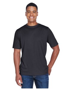 Men's Sonic Heather Performance T-Shirt Black Team 365 TT11H Black