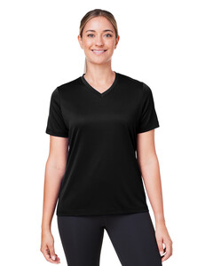 Women's Zone Performance Mesh T-Shirt Black Team 365 TT15W Black