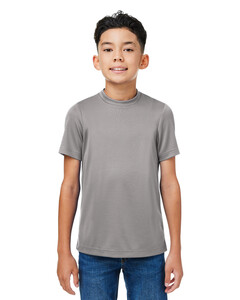 Youth Zone Performance Mesh T-Shirt Gray Team 365 TT15Y Gray