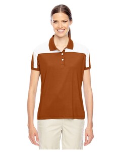 Women's Victor Performance Polo Shirt Orange Team 365 TT22W Orange