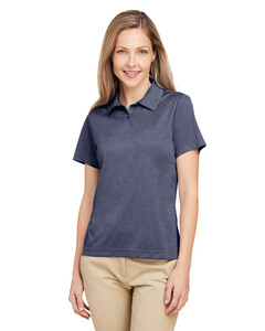 Ladies' Zone Sonic Heather Performance Polo Shirt Navy Team 365 TT51HW Navy