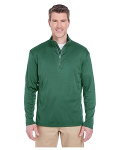 Men's Cool & Dry Sport 1/4-Zip Pullover Green UltraClub 8230 Green