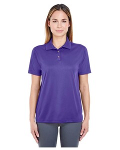 Women's Cool & Dry Sport Polo Shirt Purple UltraClub 8404 Purple