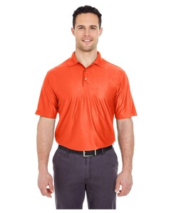 Men's Cool & Dry Elite Performance Polo Shirt Orange UltraClub 8415 Orange