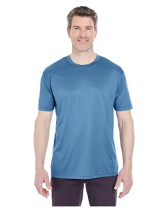 Men's Cool & Dry Sport Performance Interlock T-Shirt Navy UltraClub 8420 Navy