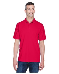 Men's Cool & Dry Stain-Release Performance Polo Red UltraClub 8445 Red