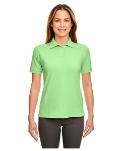 Women's Classic Pique Polo Green UltraClub 8530 Green
