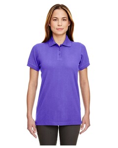 Women's Classic Pique Polo Purple UltraClub 8530 Purple