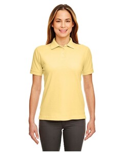 Women's Classic Pique Polo Yellow UltraClub 8530 Yellow