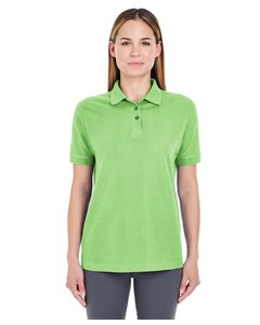 Women's Whisper Pique Polo Shirt Green UltraClub 8541 Green