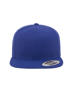 Yupoong Flat-Bill Snapback Hat Blue YP Classics 6089M Blue