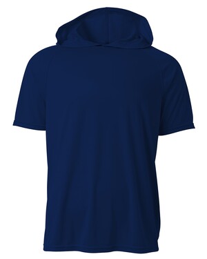 A4 Men's Cooling Performance Long-Sleeve Hooded T-shirt