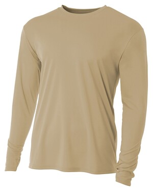 A4 NB3165 Youth Long Sleeve Cooling Performance Crew Shirt - T 