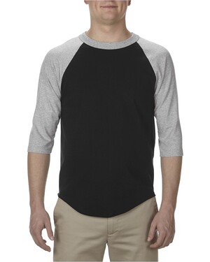 Watkinsmarket Avenged Sevenfold Cotton Round Collar 3/4 Sleeve Long Sleeve Shirt Baseball Raglan T-Shirt