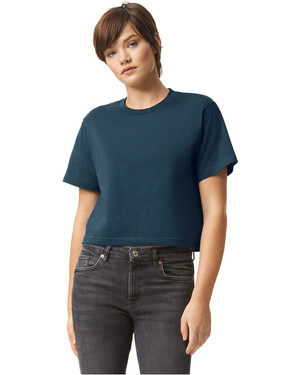 Women's Fine Jersey Slightly Cropped Boxy T-Shirt
