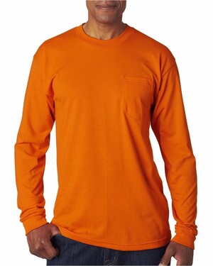 Adult Long-Sleeve Tee with Pocket