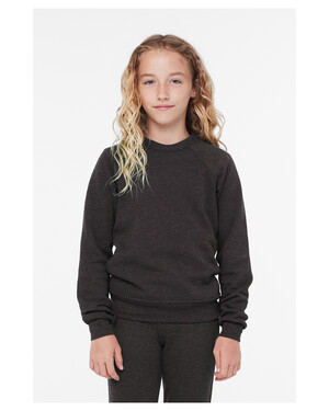 Youth Sponge Fleece Raglan Crewneck Sweatshirt