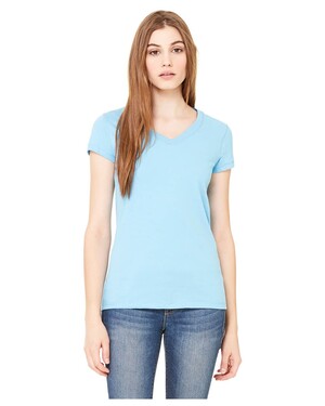 Bella + Canvas 6005 Women's V-Neck Jersey T-Shirt - BlankShirts.com