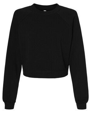 Women's Raglan Slightly Cropped Crewneck Sweatshirt