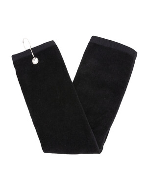 Trifold Golf Towel with Grommet and Hook