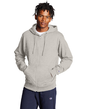Champion Mens Size S-3XL Full Zip-Up Hooded Sweatshirt Fleece Hoodie Jumper S800 