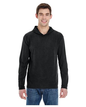 Adult Long-Sleeve Hooded T-Shirt