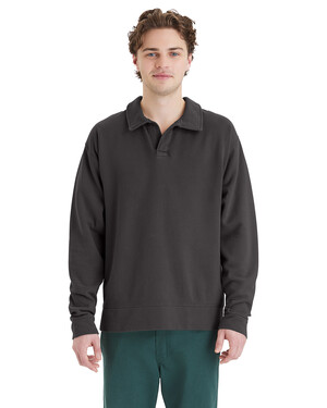 Hanes Men's Garment Dyed Cotton T-Shirt Hoodie New Railroad Grey M