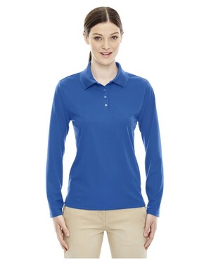 Pinnacle Women's Performance Long Sleeve Pique Polo Shirt