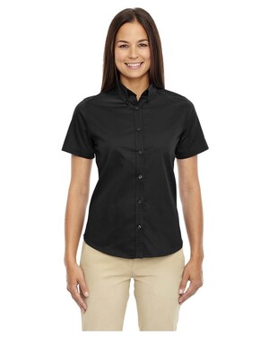 Core 365 78194 Optimum Women's Short Sleeve Twill Shirt - BlankShirts.com