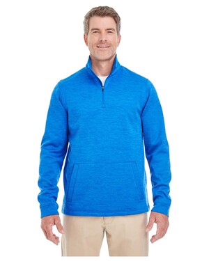 Men's Newbury Melange Fleece Quarter-zip
