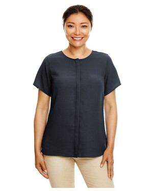 Perfect Fit™ Short Sleeve Crepe Blouse