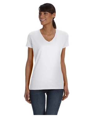 Women's 5 oz., 100% Heavy Cotton HD V-Neck T-Shirt