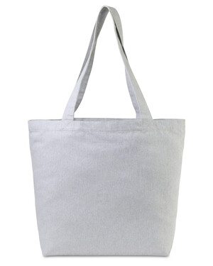 Aware™ Recycled Cotton Shopper Tote Bag With Interior Zip Pocket