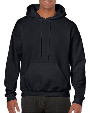 16 Gildan BLACK Adult Hooded Sweatshirts 18500 Bulk Lot Wholesale Hoodie S-XL