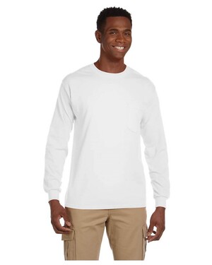 6.1 oz. Ultra Cotton  Long-Sleeve Pocket T-Shirt