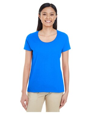 G6455L Gildan Softstyle Women's Deep Scoopneck T-Shirt 64550L 